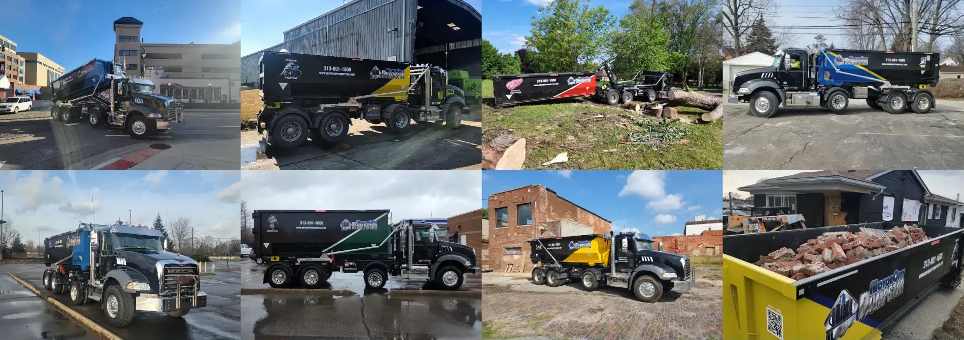 Roll off dumpster rental service in SE Michigan